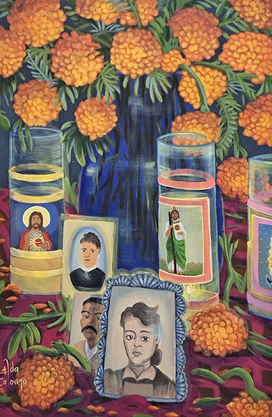 Altar painting by ADA COLORINA