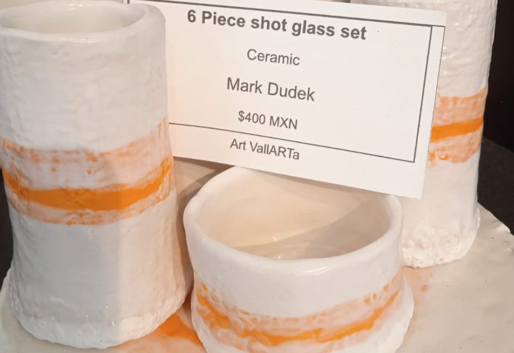 Mark Dudek 6 piece Tequila shot glasses