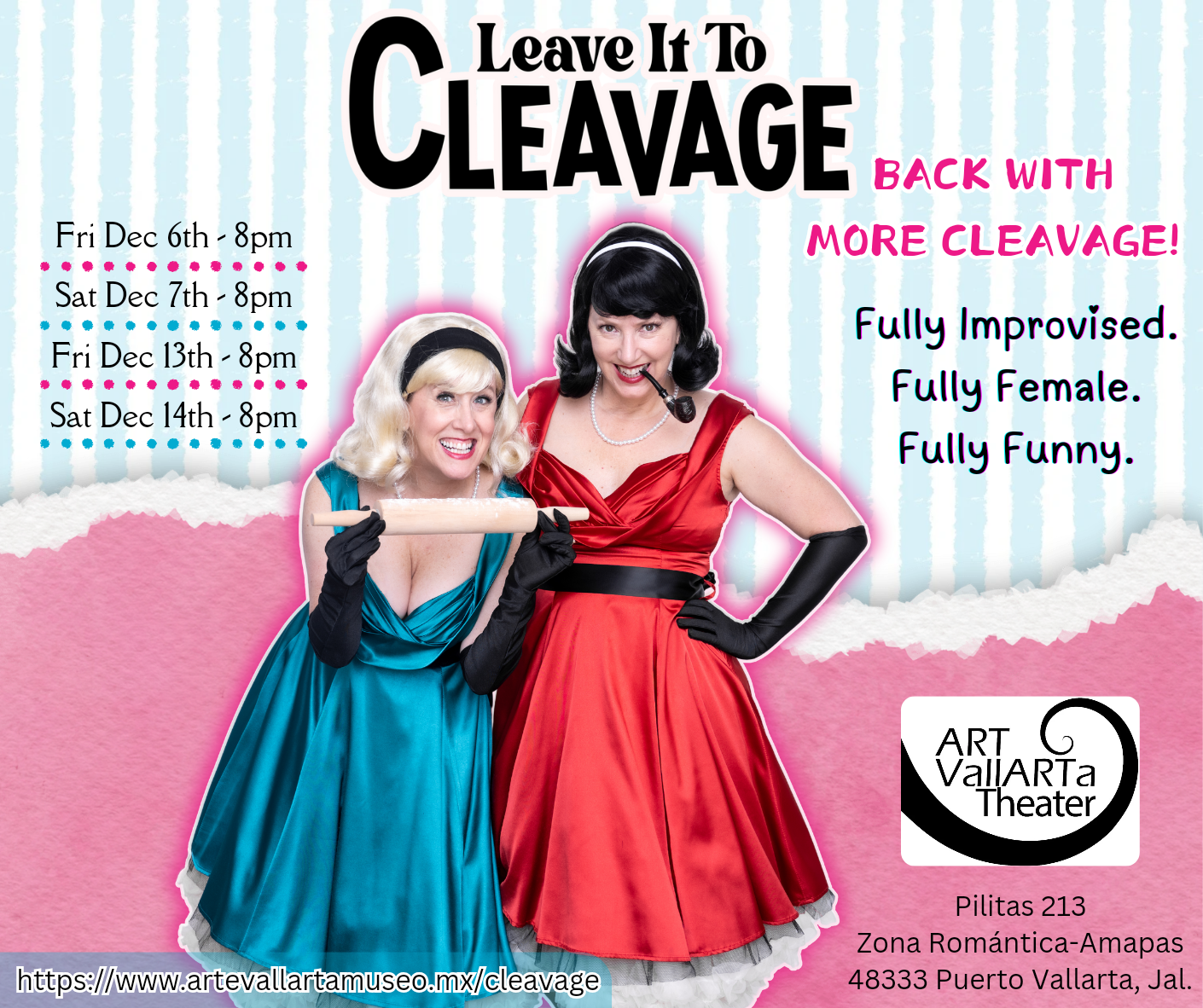 LEAVE IT TO CLEAVAGE – Fully Improvised. Fully Female. Fully Funny.