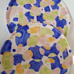 Blue dot Plate large